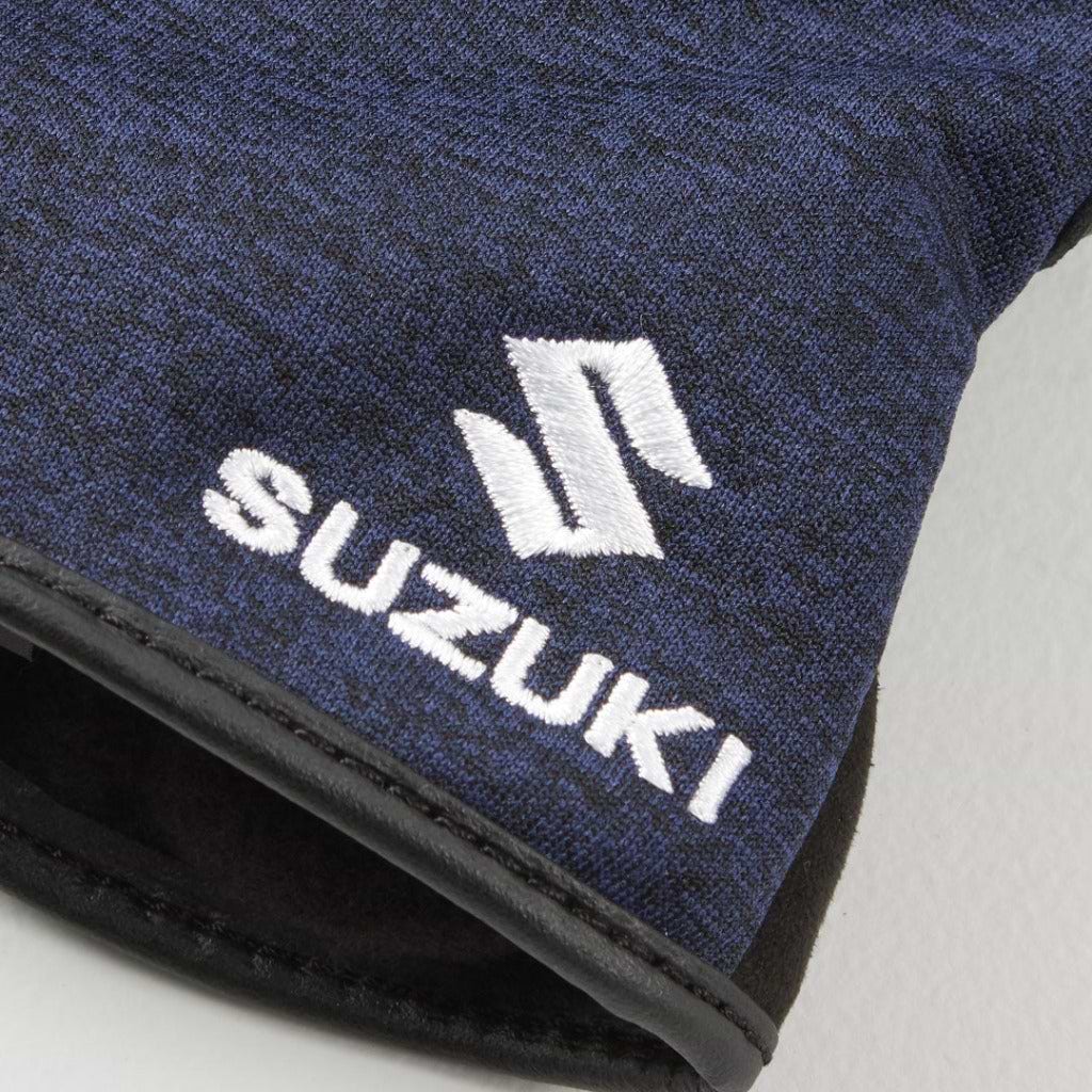 SUZUKI×KUSHITANI コラボ レイブンウインターグローブ【ブラック/ネイビー】