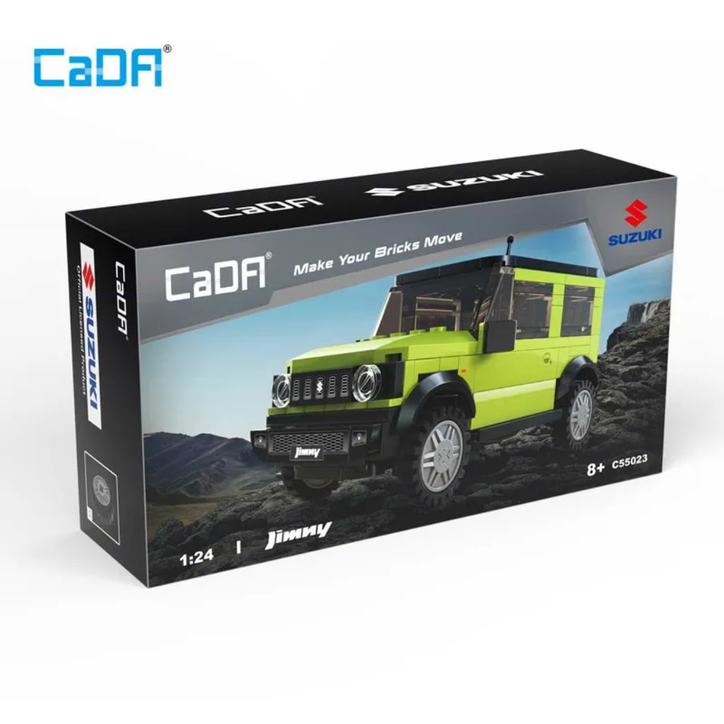 CaDA ブロック 1/24サイズ SUZUKI JIMNY SIERRA スズキ ジムニーシエラ (192ピース)　【スズキライセンス商品】