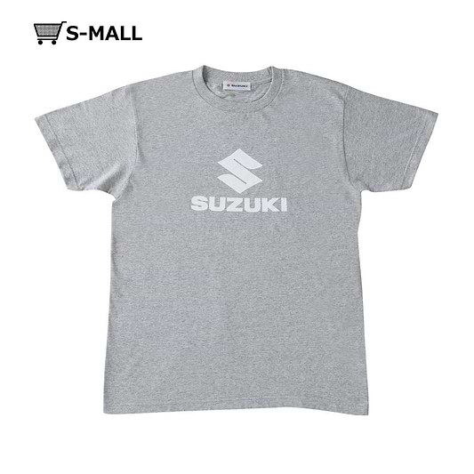 Tシャツ S SUZUKIロゴ グレー