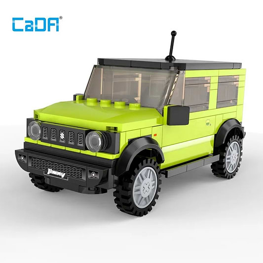 CaDA ブロック 1/24サイズ SUZUKI JIMNY SIERRA スズキ ジムニーシエラ (192ピース) 【スズキライセンス商品】