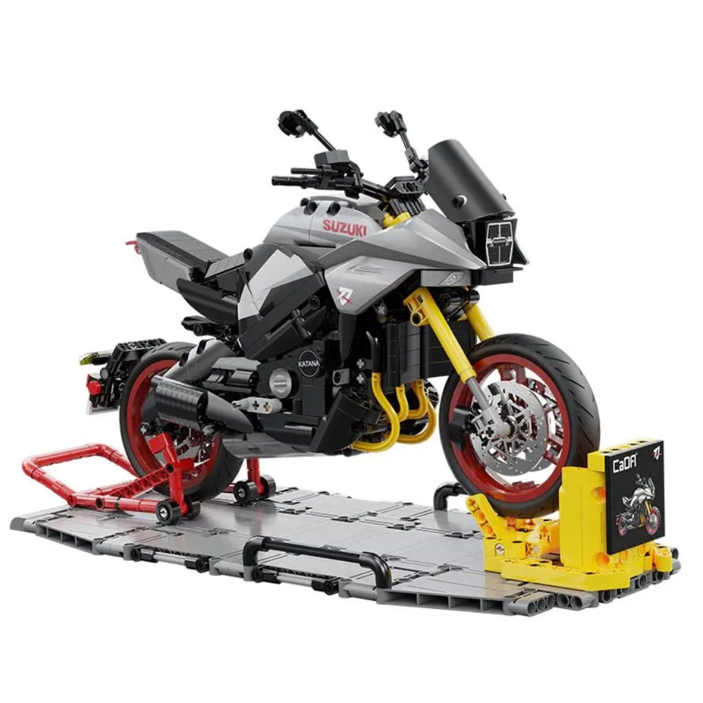 CaDA ブロック 1/6サイズ SUZUKI KATANA スズキ カタナ 2022 (1104ピース)　【スズキライセンス商品】