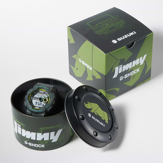 【S-MALL4周年　二次募集販売　1,000個限定】【特別商品】SUZUKI JIMNY×CASIO G-SHOCK GD-100コラボウォッチ サードエディション