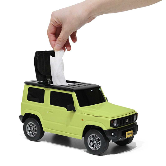 ウェットティッシュケース スズキ ジムニー(軽自動車)【スズキライセンス商品】