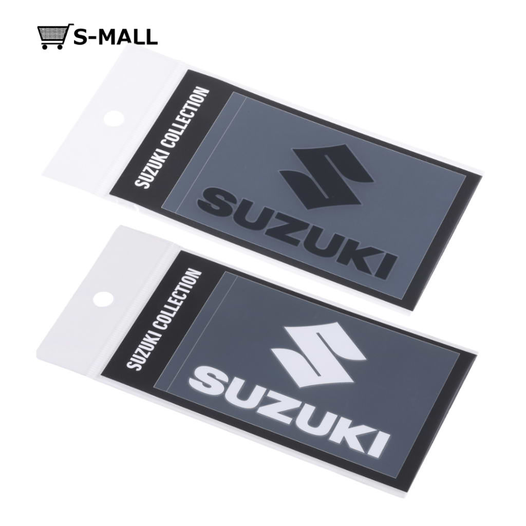 転写ステッカー SUZUKIロゴ（縦組み） 1枚入り【ホワイト/ブラック