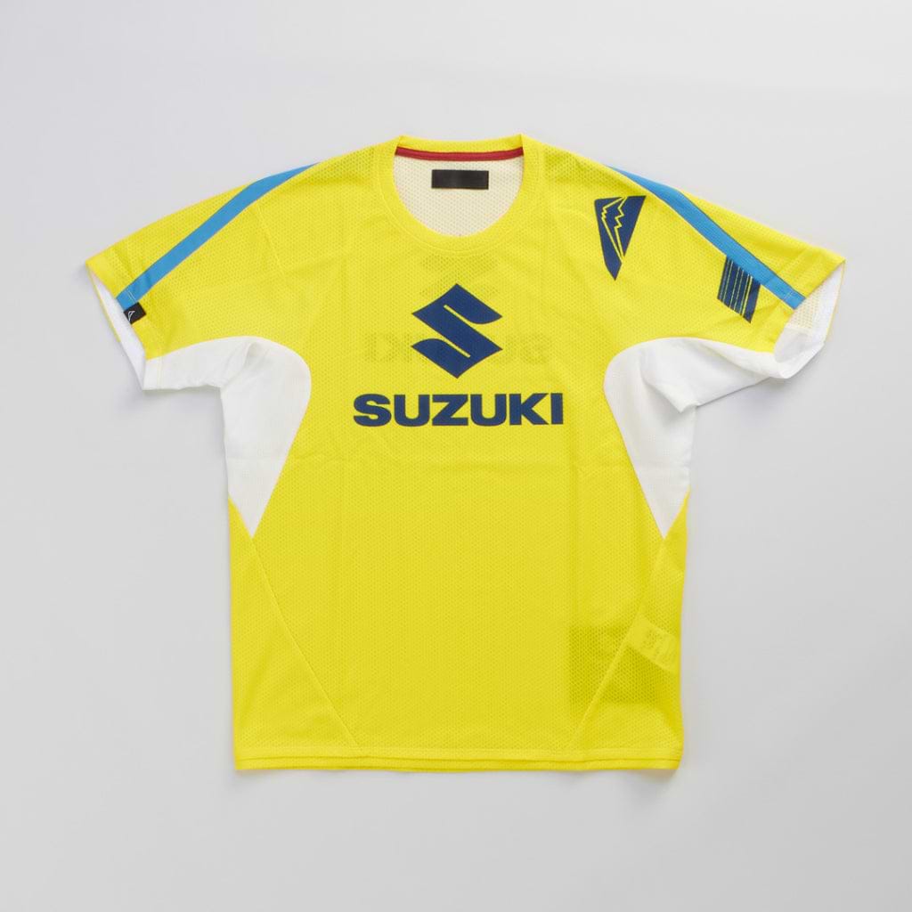 SUZUKI×KUSHITANI コラボ モトクロスTシャツ【イエロー/ブルー
