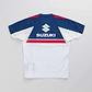 SUZUKI×KUSHITANI コラボ モトクロスTシャツ【イエロー/ブルー/ホワイト】