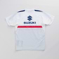 SUZUKI×KUSHITANI コラボ モトクロスTシャツ【イエロー/ブルー/ホワイト】