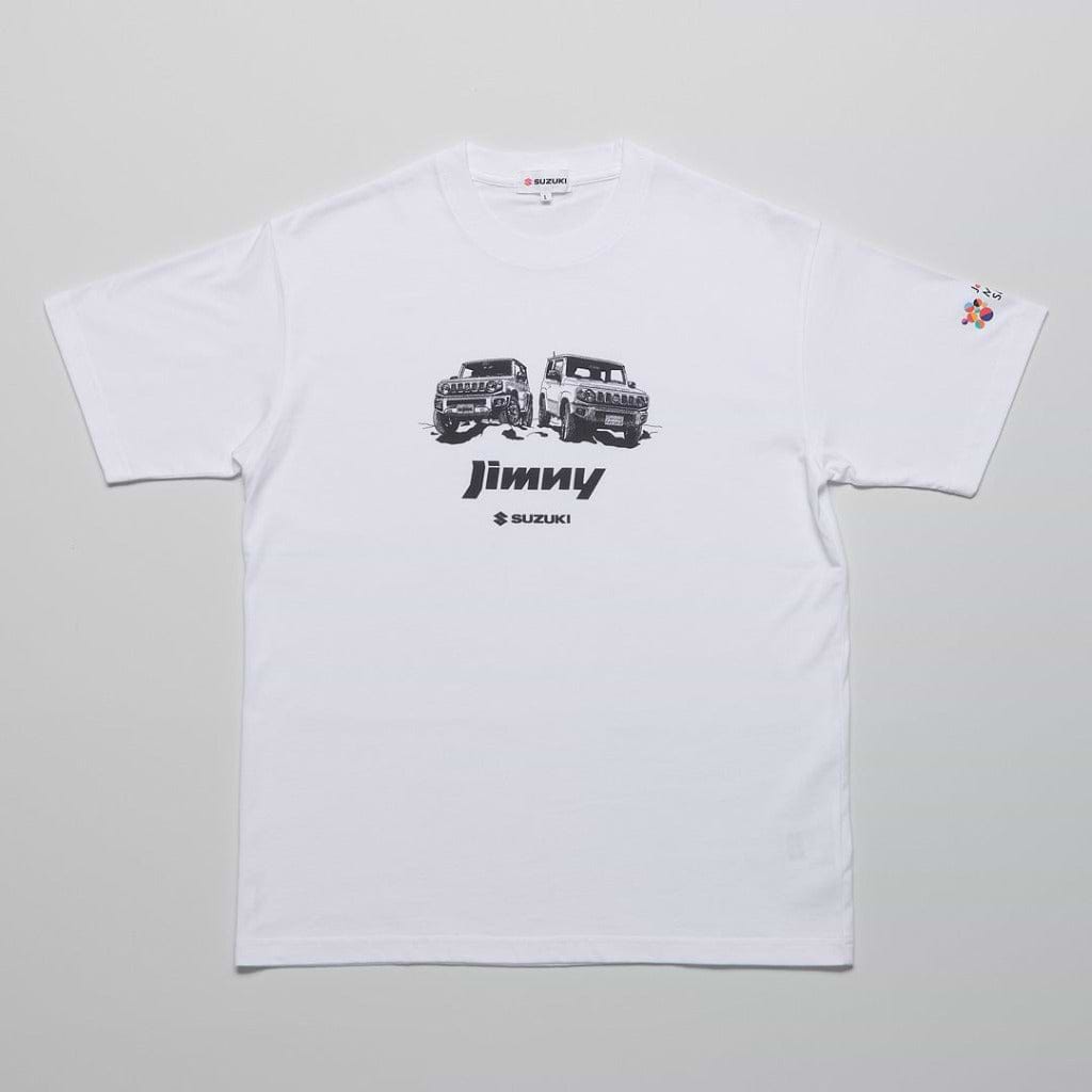 ジャパンモビリティショー2023オリジナルTシャツ　ジムニー【ホワイト】【アウトレット】