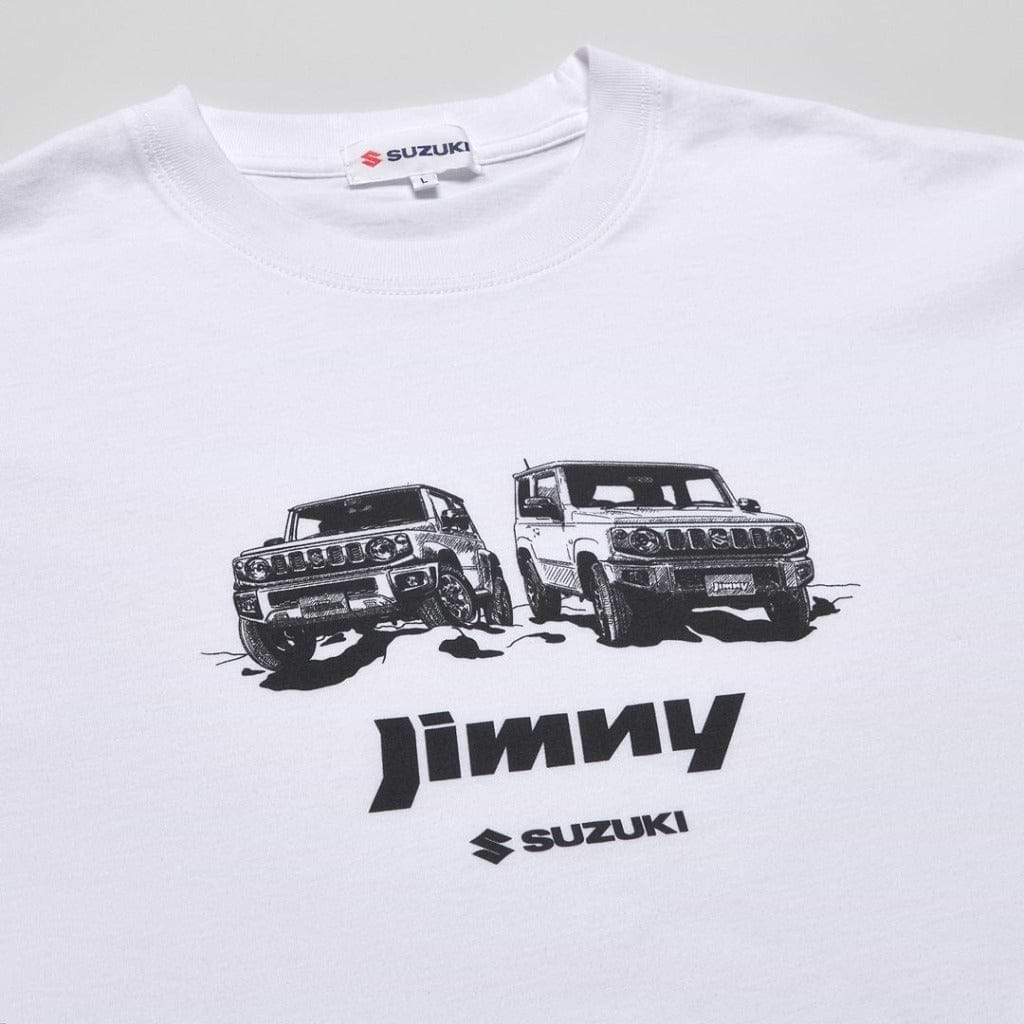 ジャパンモビリティショー2023オリジナルTシャツ　ジムニー【ホワイト】【アウトレット】