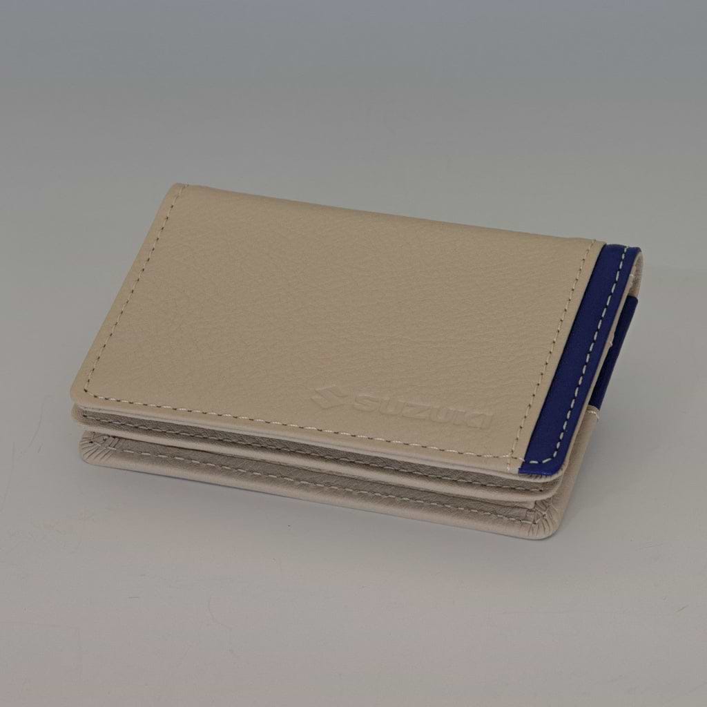 S-MALL5周年記念 SUZUKI×KUSHITANI コラボ オリジナルカードケース ブラック/サンドベージュ 各100個限定【特別商品】