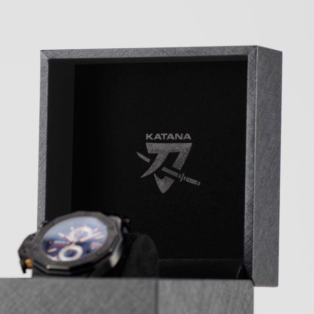 【S-MALL4周年　二次募集販売　 300本限定】【特別商品】SUZUKI ×KENTEX　MOTO-R コラボウォッチ第二弾「KATANA2」