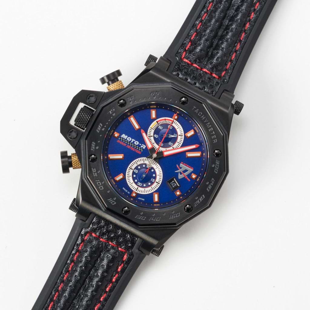 【S-MALL4周年　二次募集販売　 300本限定】【特別商品】SUZUKI ×KENTEX　MOTO-R コラボウォッチ第二弾「KATANA2」