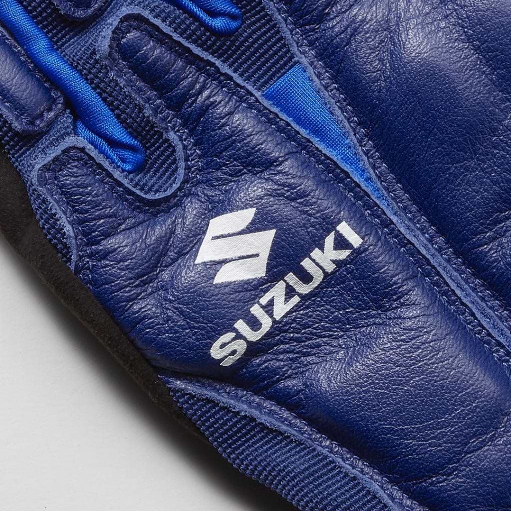 SUZUKI×KUSHITANI コラボ エアーコレクトグローブ【ブラック/ネイビー】