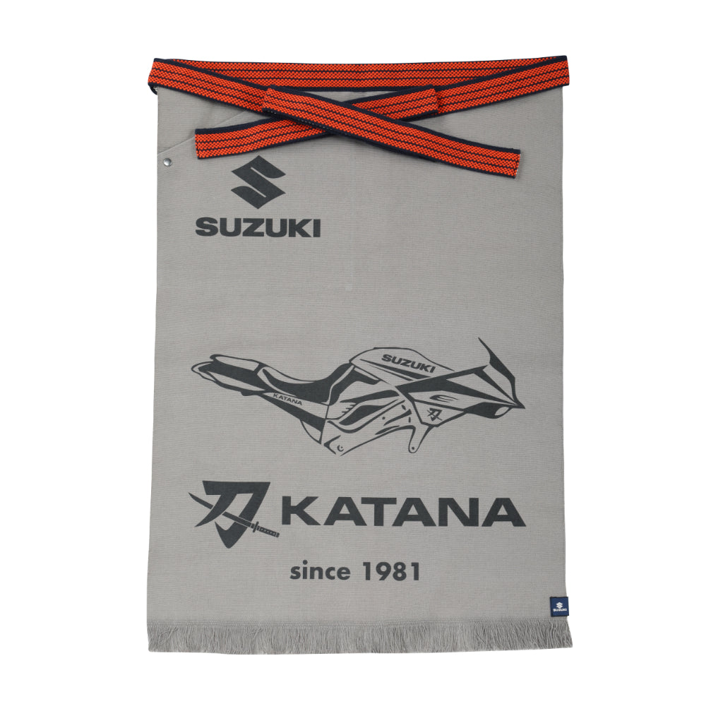 鈴木式織機製　前掛け　KATANA　鼠色
