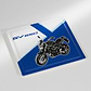 SUZUKI×TOSYOコラボ　【SV650　オリジナル捺印マット】