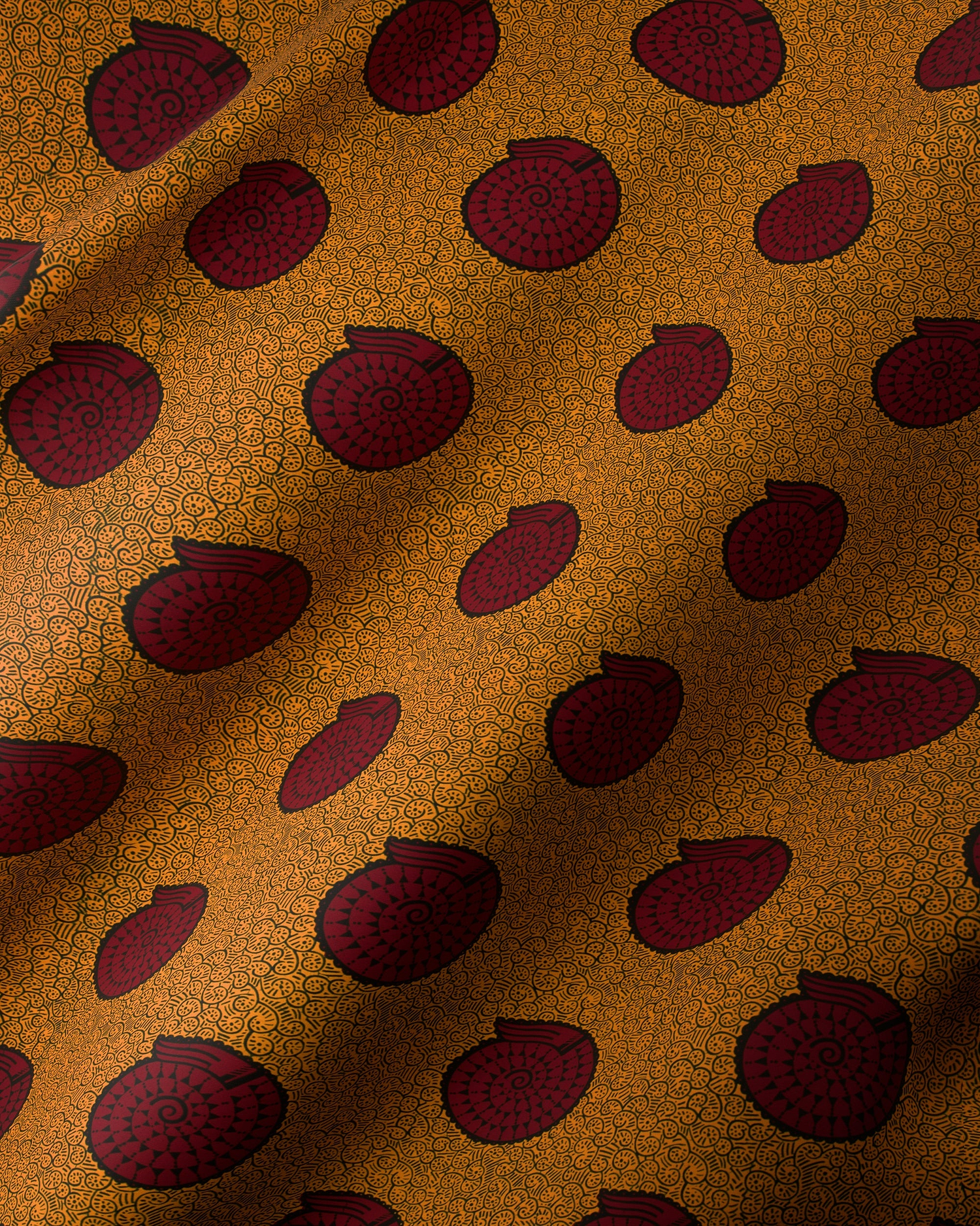 Orange fabrics