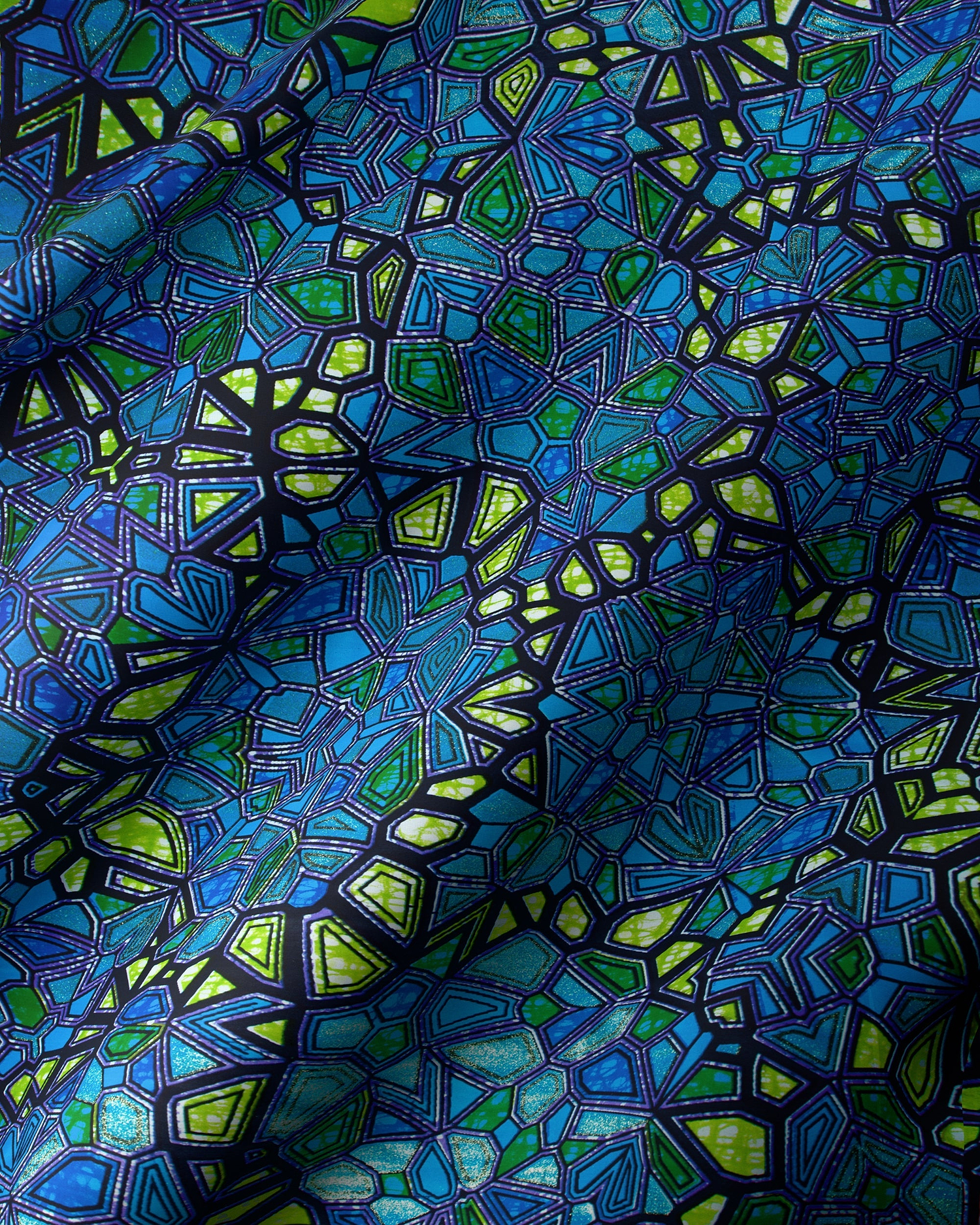 Blue fabrics