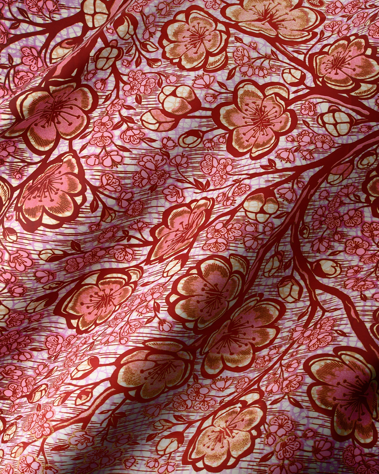 Pink fabrics