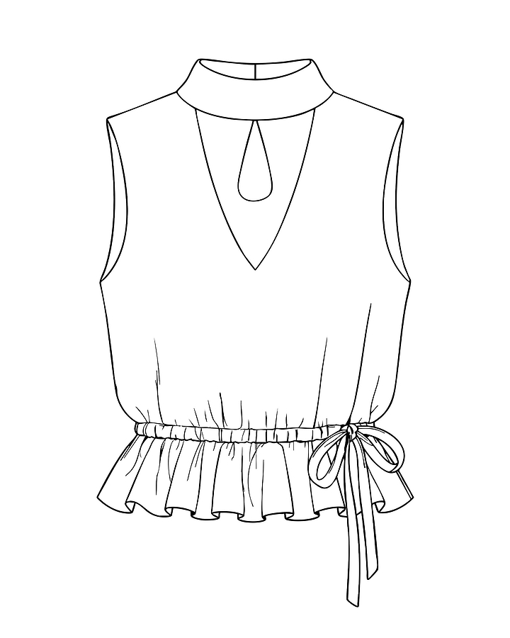 Pattern Kit Flare Frame Blouse | VLXC01001.005