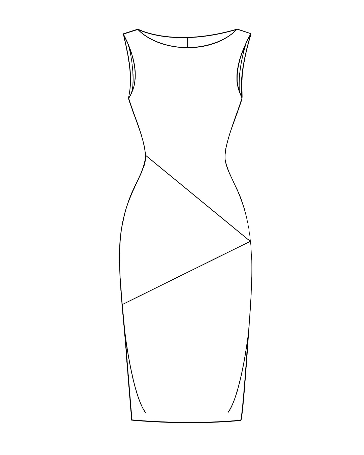 Pattern Kit Ember Column Dress | VLXC01001.002