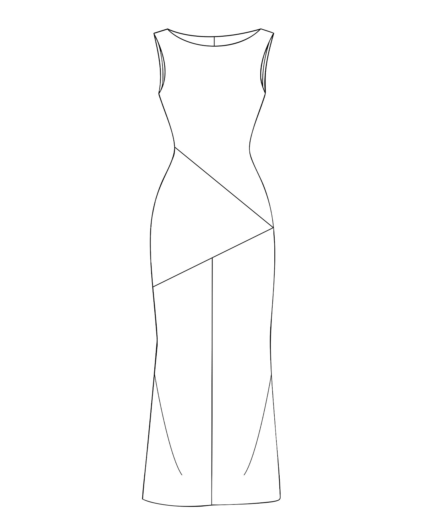 Pattern Kit Ember Column Dress | VLXC01001.002