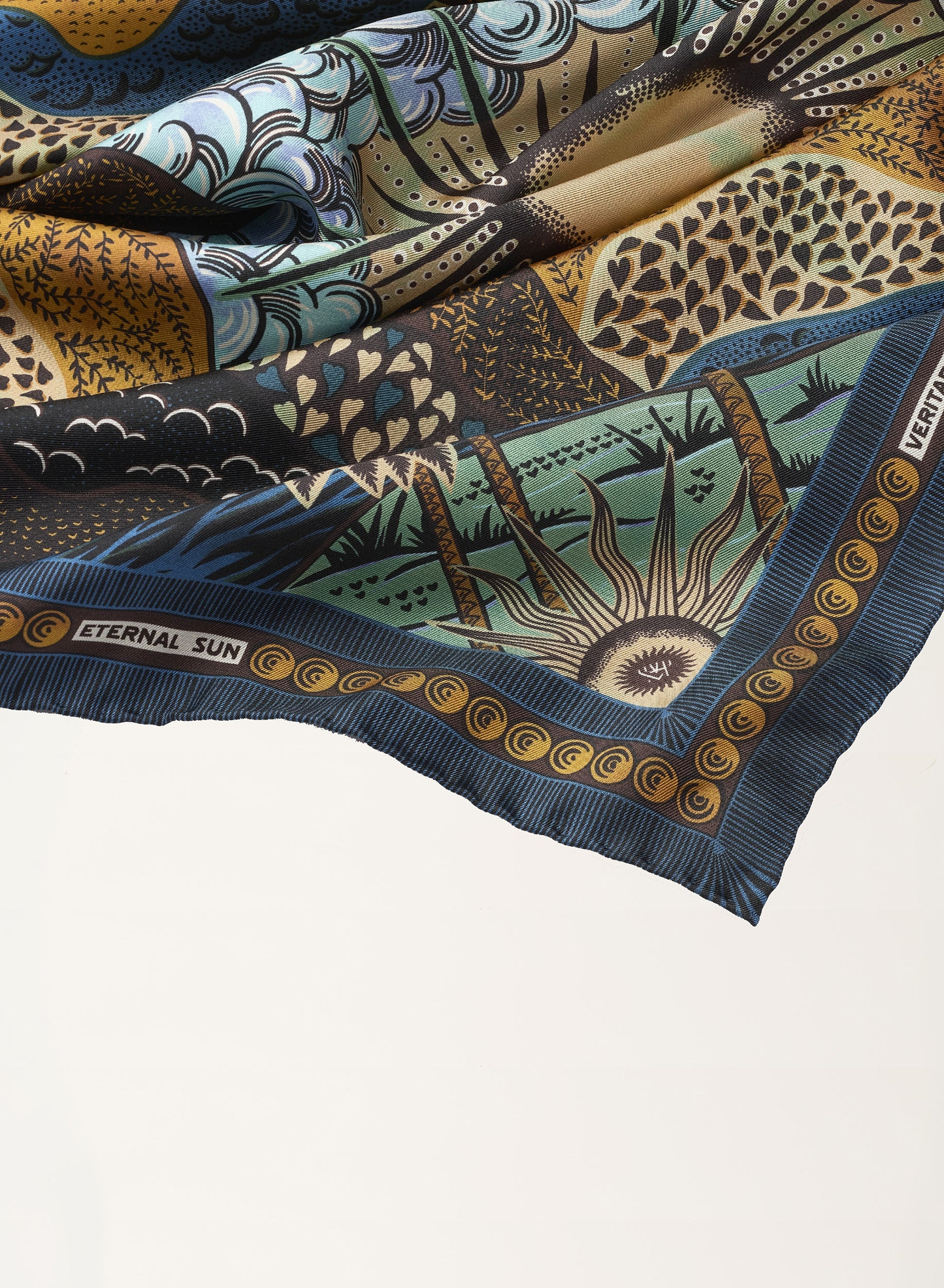 Eternal Sun Blue Scarf 68 | VDAU00005.001