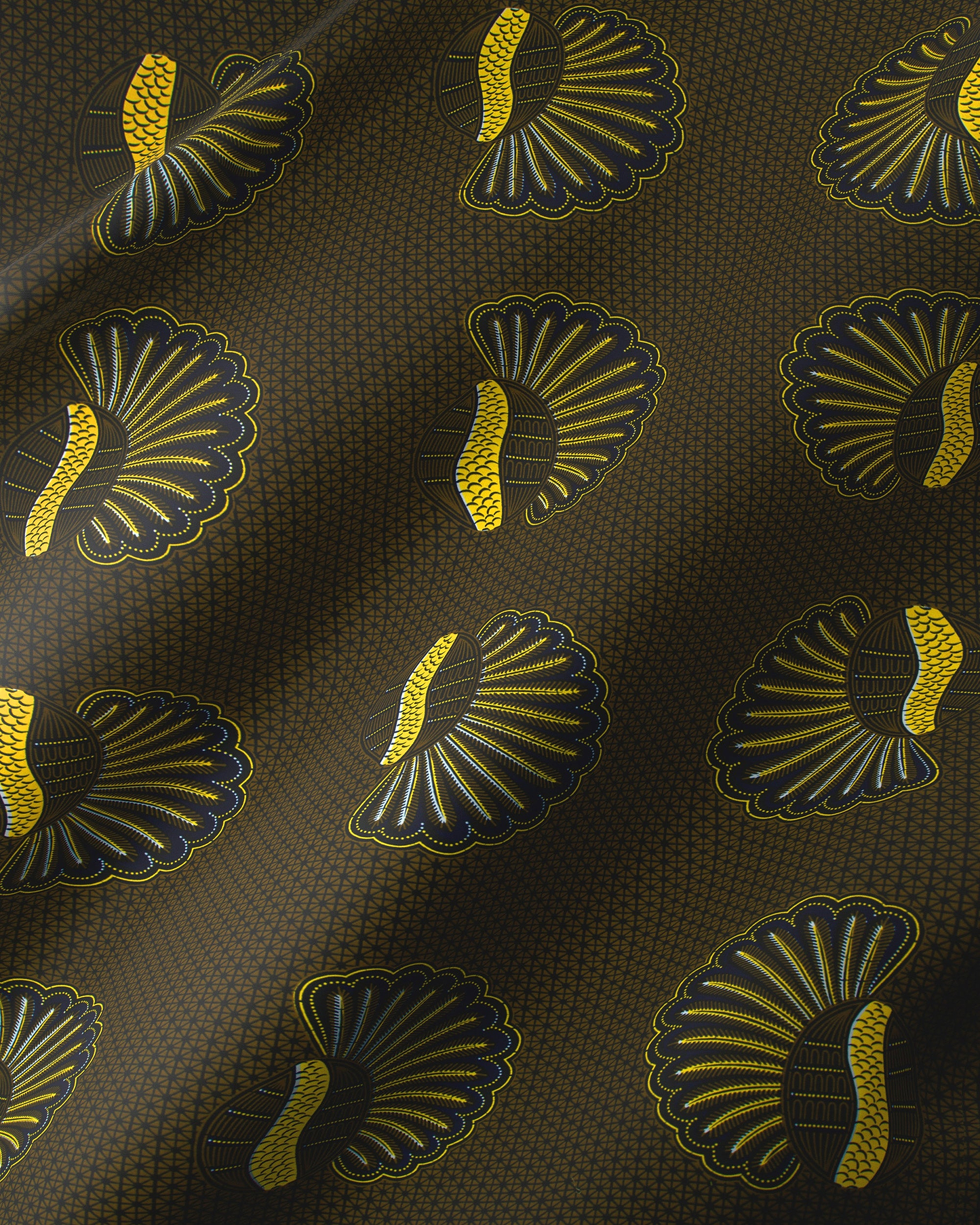 Wax Hollandais | VL00012.227 | Bunch of Bananas, Helmet, Kimba, Shell