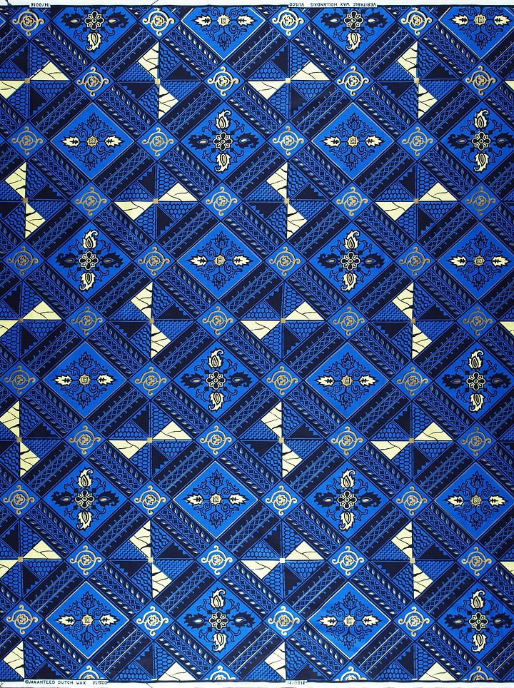 Wax Hollandais | VL00014.410 | Gold Embellished