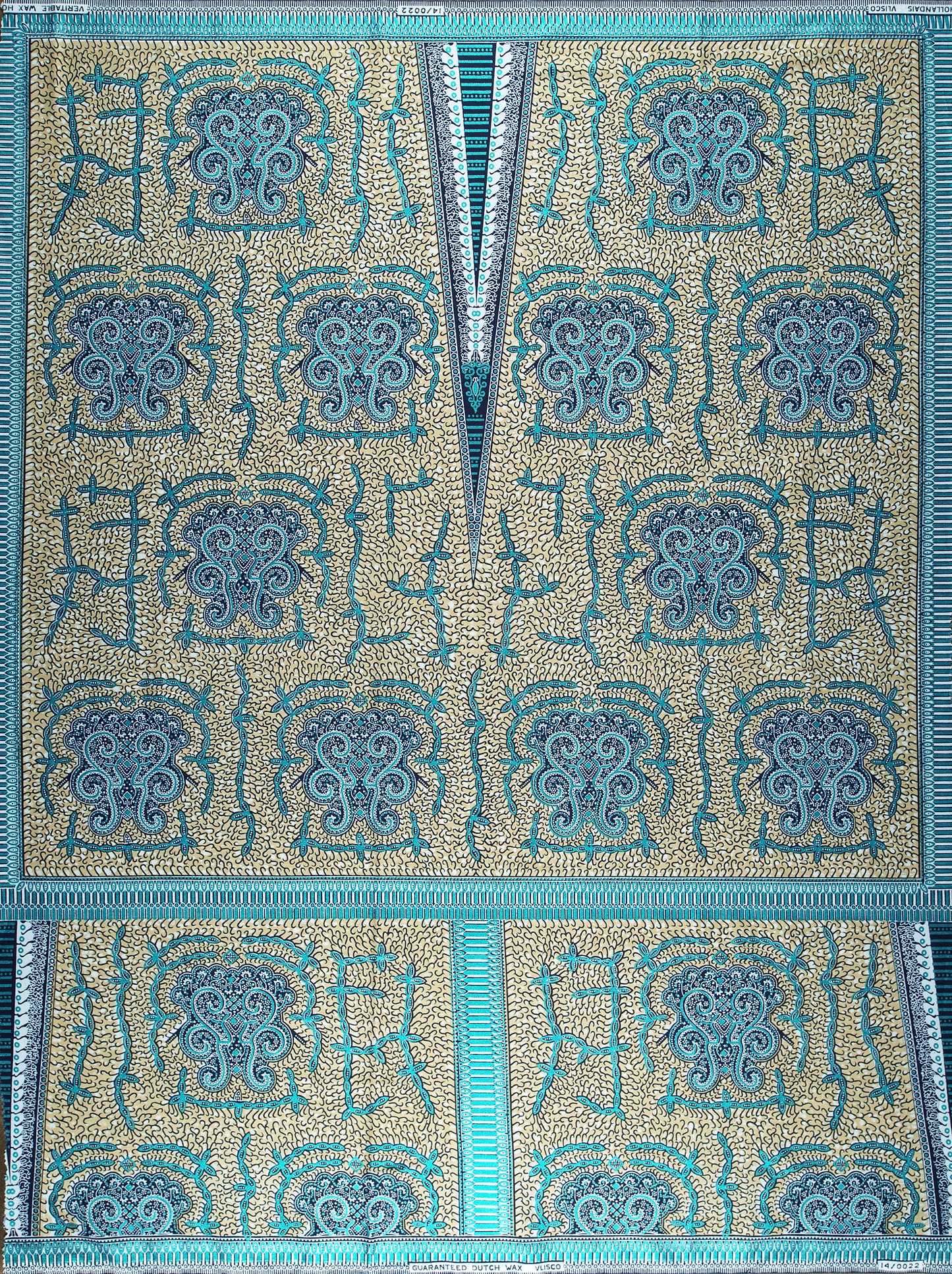 Wax Hollandais | VL00022.396 | Blue Embellished