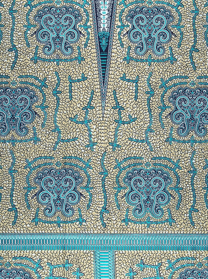 Wax Hollandais | VL00022.396 | Blue Embellished