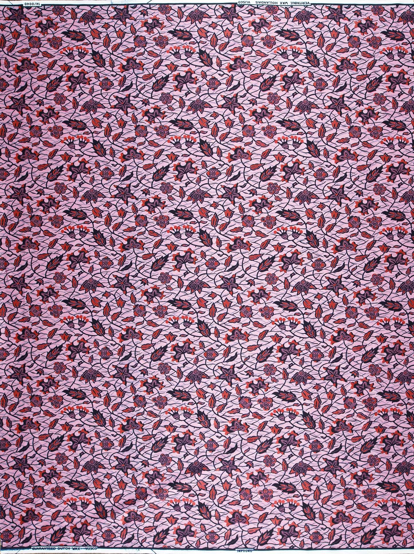 Wax Hollandais | VL00040.193 | Red Embellished