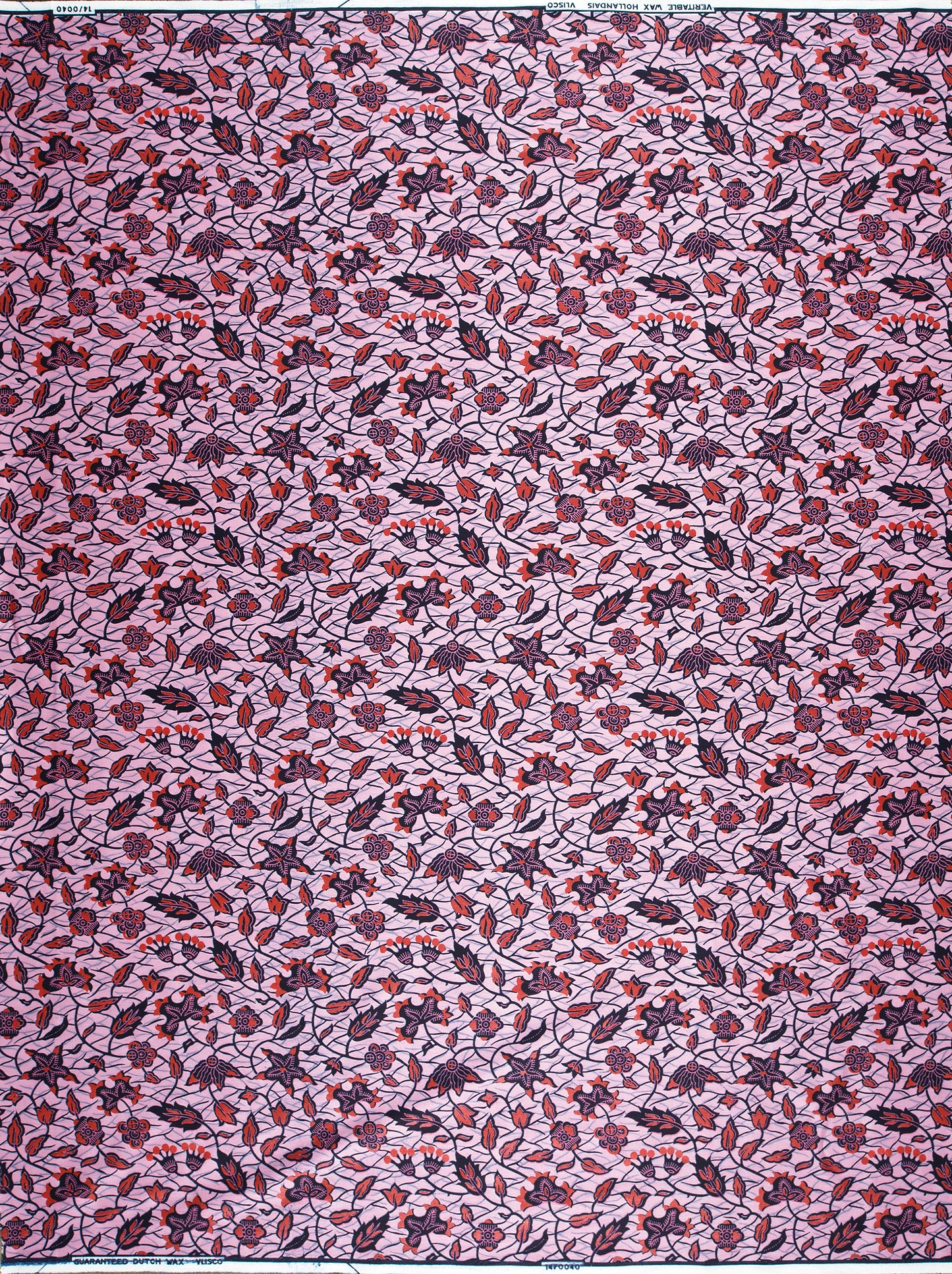 Wax Hollandais | VL00040.193 | Red Embellished