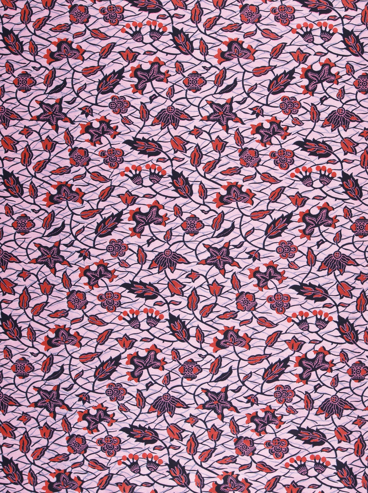 Wax Hollandais | VL00040.193 | Red Embellished