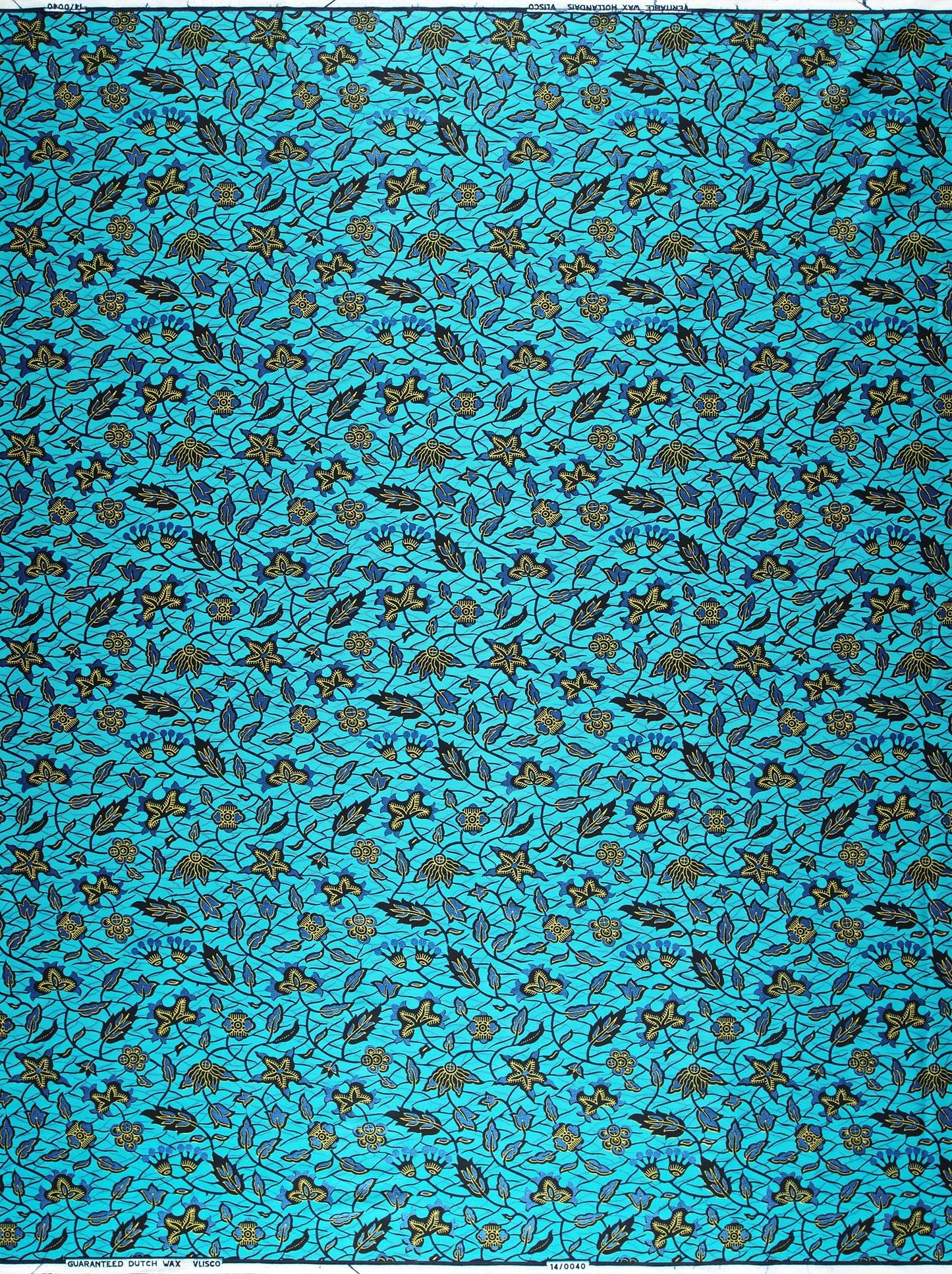 Wax Hollandais | VL00040.194 | Royal Blue Embellished