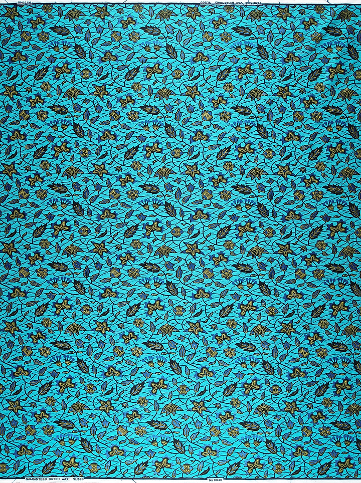 Wax Hollandais | VL00040.194 | Royal Blue Embellished