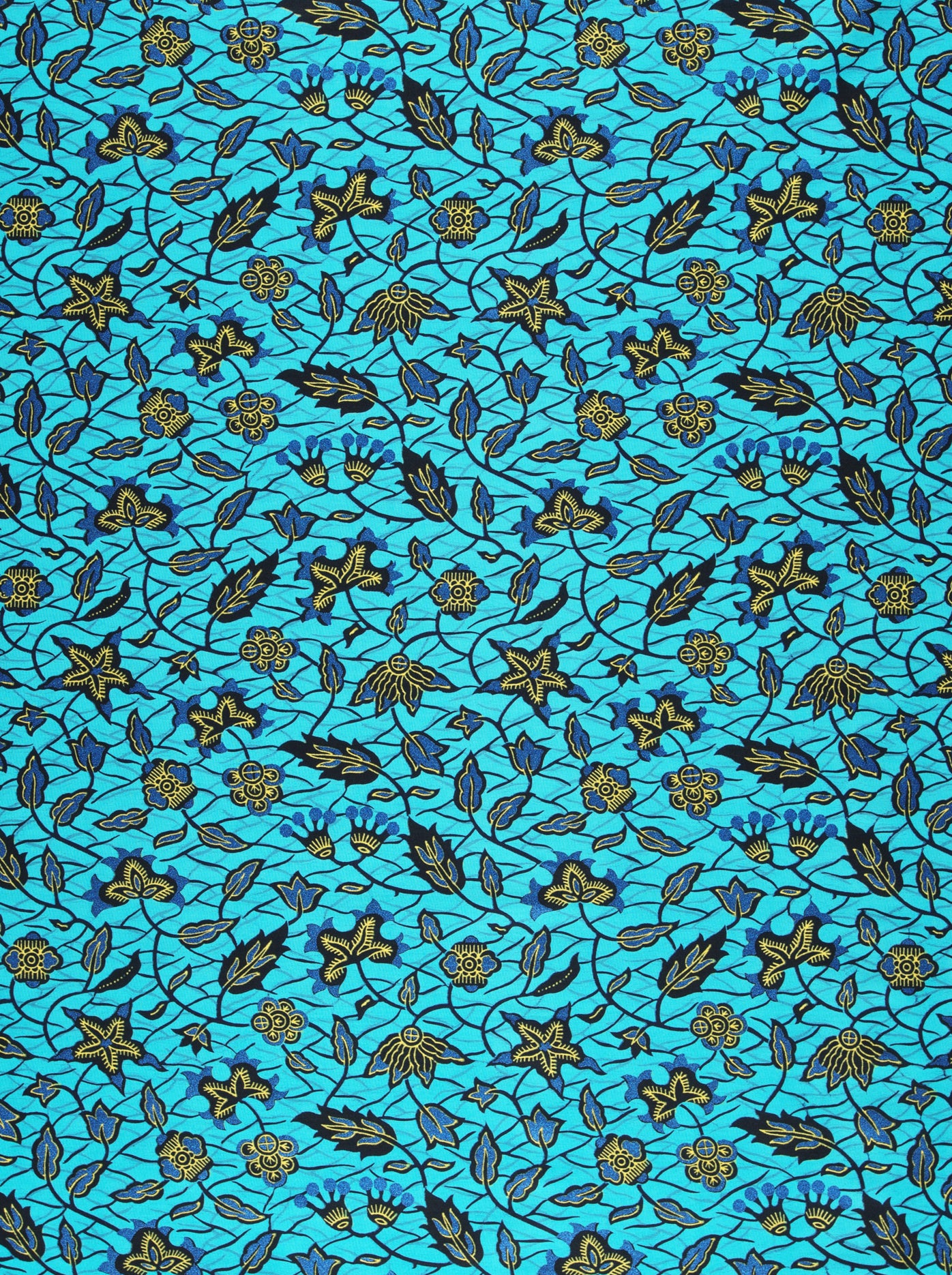 Wax Hollandais | VL00040.194 | Royal Blue Embellished