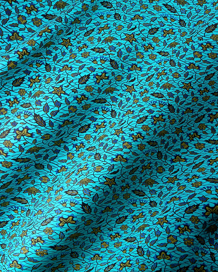 Wax Hollandais | VL00040.194 | Royal Blue Embellished
