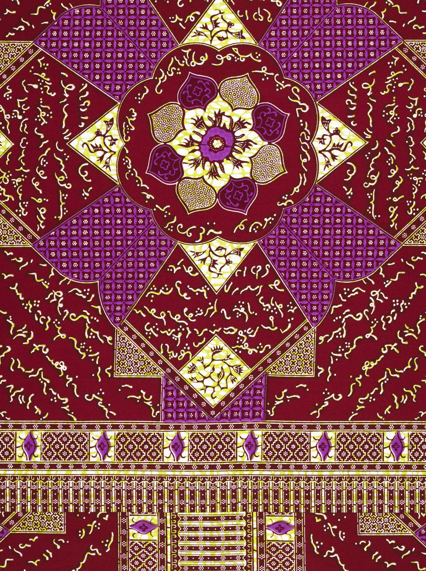 Rich maroon fabric intricate gold wax hollandais vl00052.159