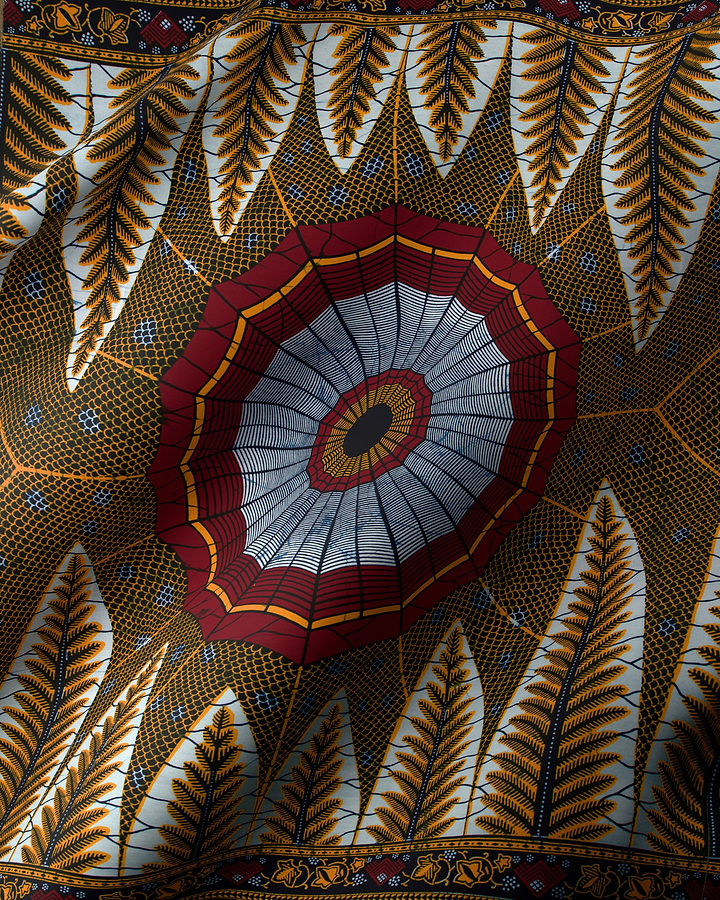Wax Hollandais | VL00549.201 | Anansi's Spiderweb, The Spider