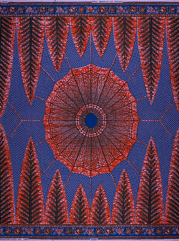 Wax Hollandais | VL00549.223 | Anansi's Spiderweb, The Spider