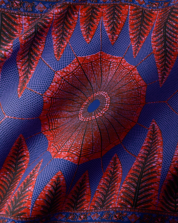 Wax Hollandais | VL00549.223 | Anansi's Spiderweb, The Spider