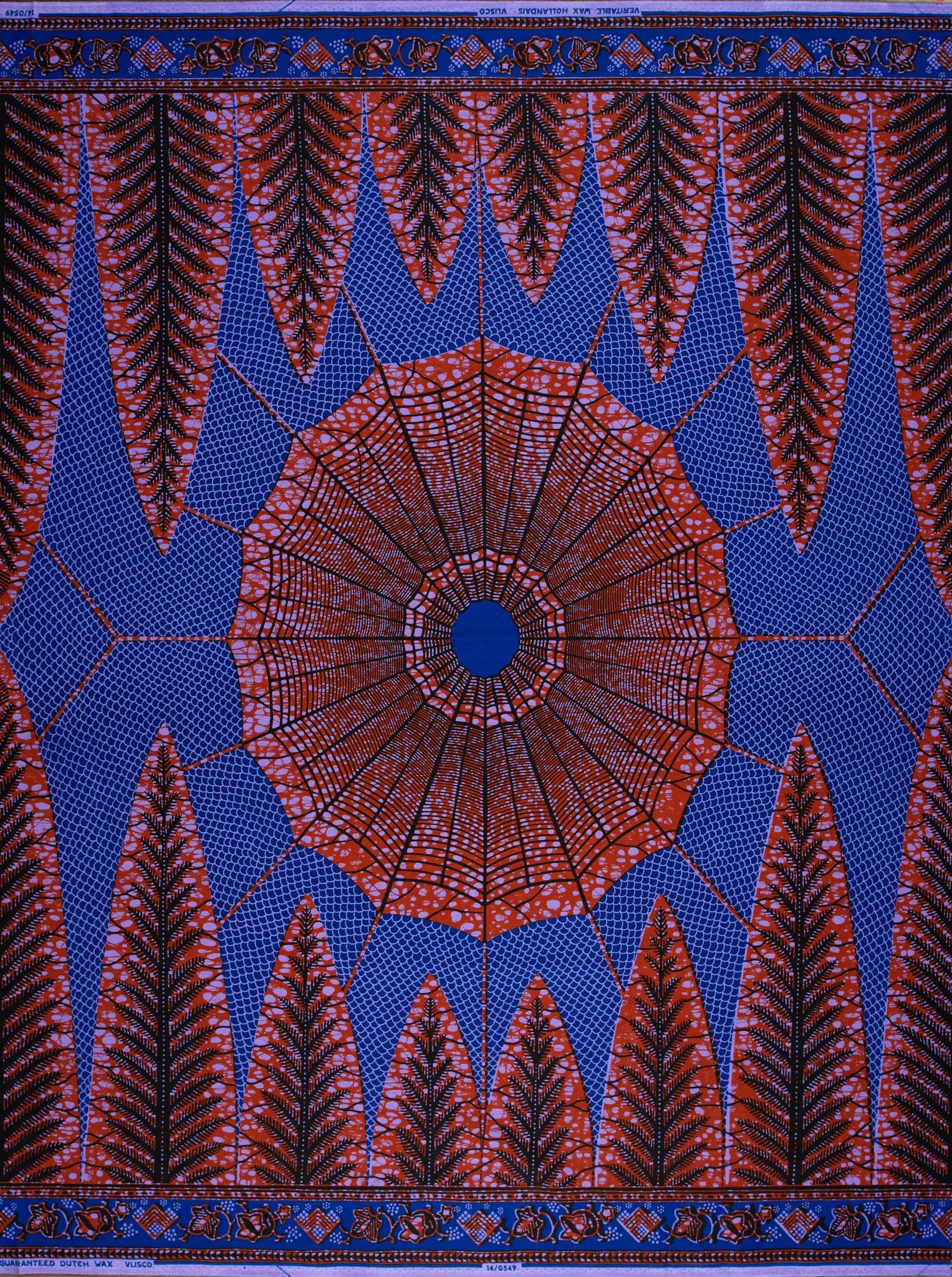 Wax Hollandais | VL00549.251 | Anansi's Spiderweb, The Spider