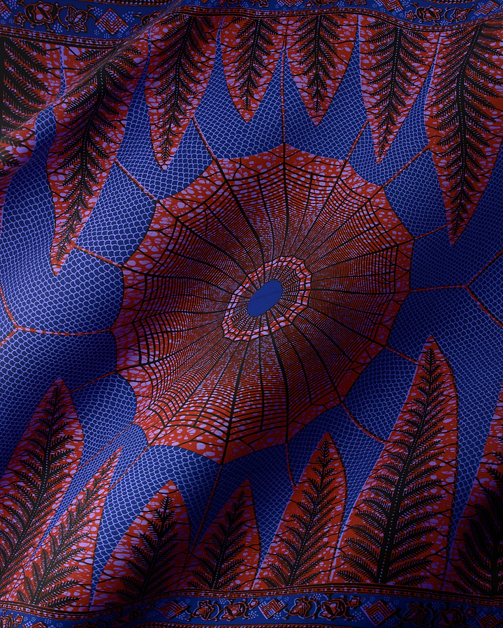 Wax Hollandais | VL00549.251 | Anansi's Spiderweb, The Spider