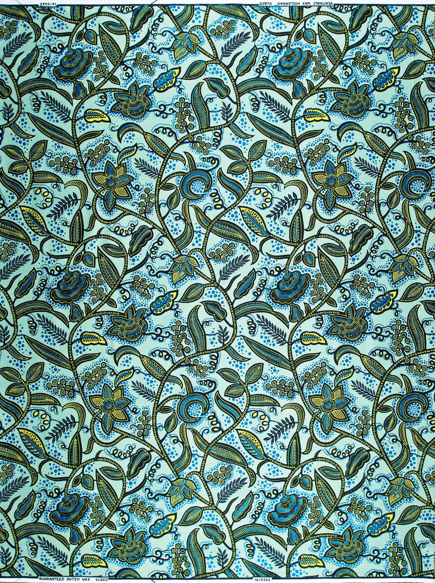 Wax Hollandais | VL00564.515 | Royal Blue Embellished