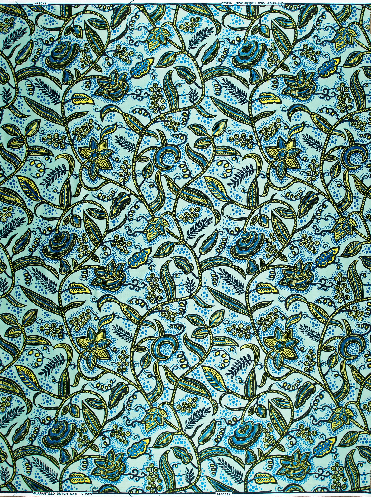 Wax Hollandais | VL00564.515 | Royal Blue Embellished
