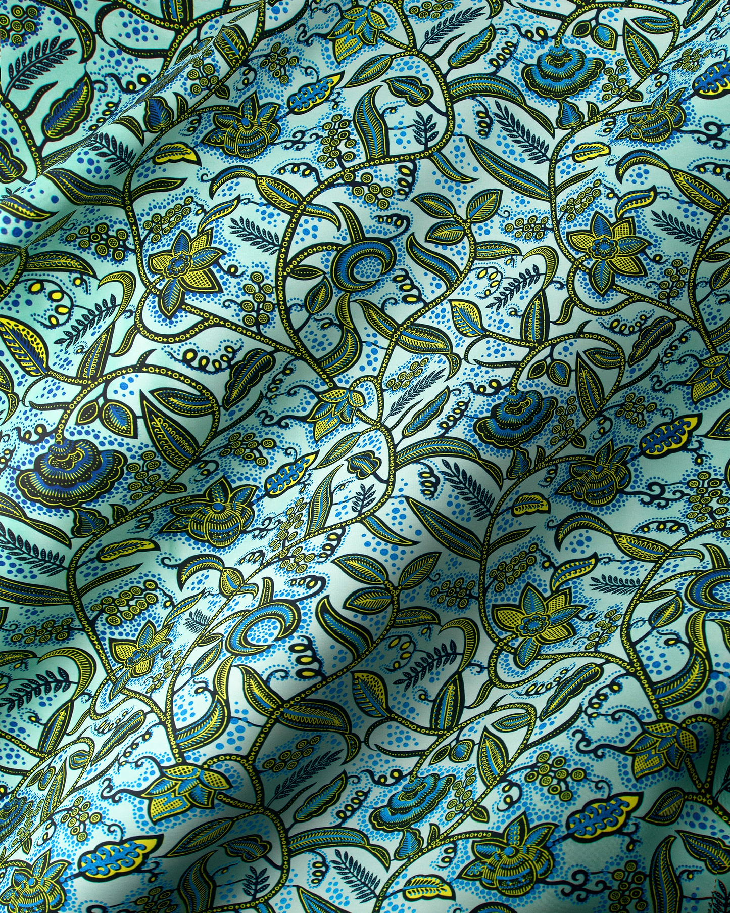 Wax Hollandais | VL00564.515 | Royal Blue Embellished
