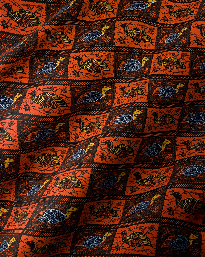Wax Hollandais | VL00625.198 | Ataka, Guinea fowl