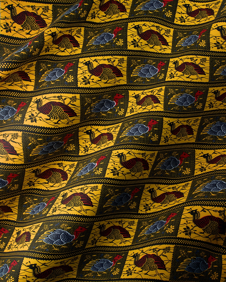 Wax Hollandais | VL00625.217 | Ataka, Guinea fowl