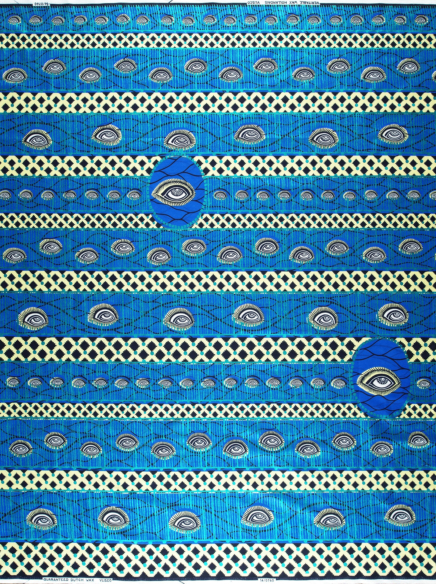 Wax Hollandais | VL00760.224 | Blue Embellished