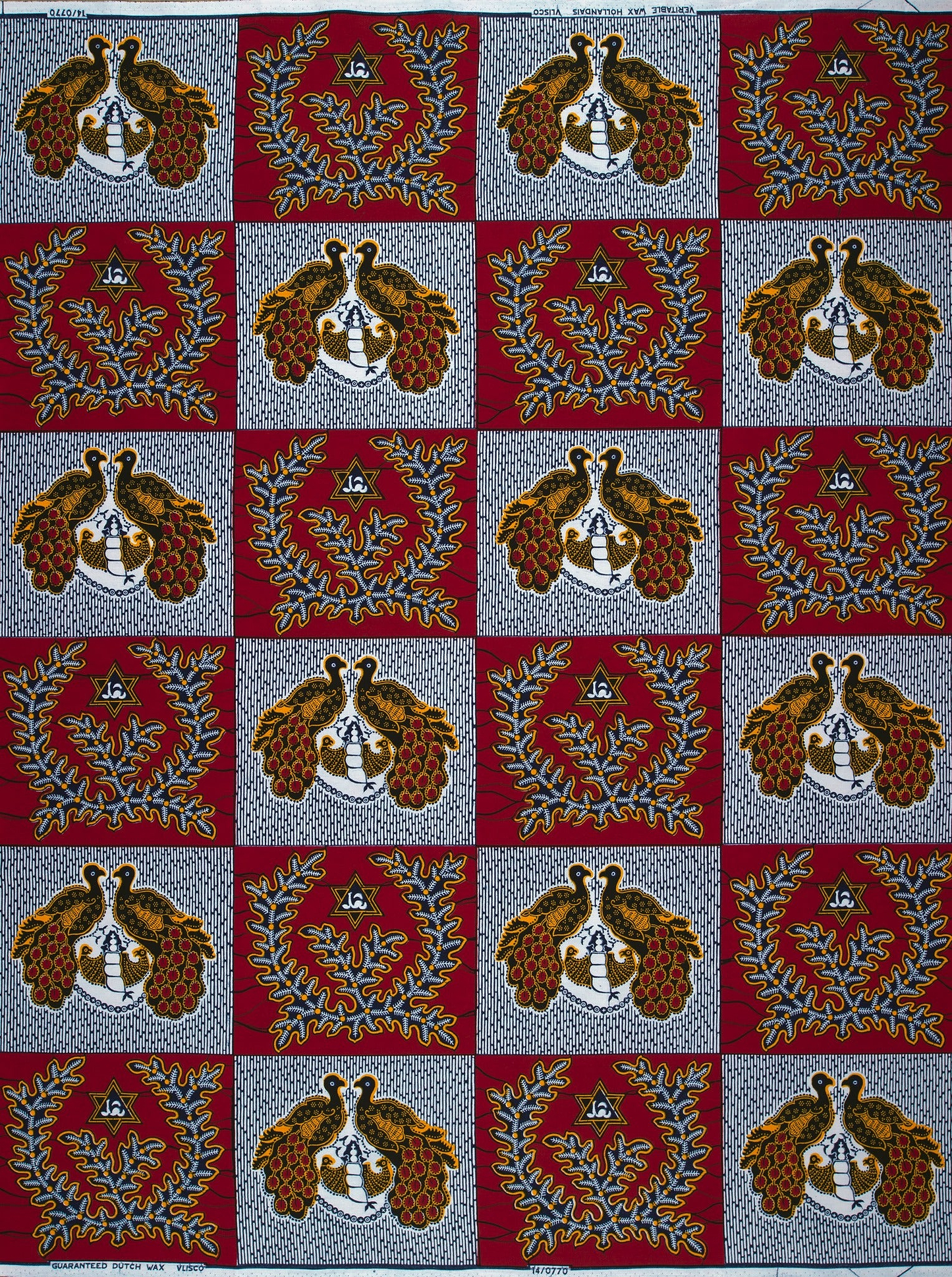 Patterned fabric wax hollandais vl00770.087
